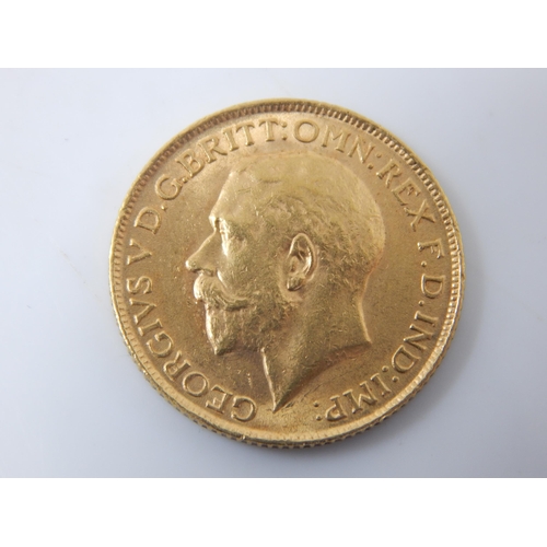 35B - KGV Full Gold Sovereign 1912