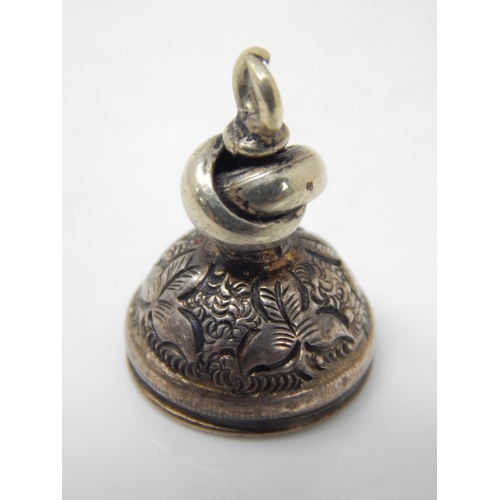 143 - Victorian Yellow Metal Fob Seal together with two Victorian Silver Gilt Fob Seals (3)