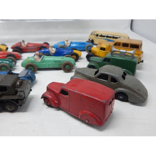 279 - A Collection of Vintage Cast Metal Vehicles by Dinky, Meccano (lot)