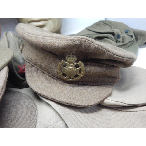 312 - A Quantity of Military Caps