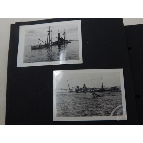 316 - WWII 1943 Dated Album of Photographs depicting Tobruk, El Adem, Egypt etc