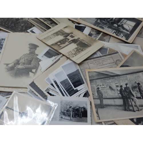 321 - A Quantity of WWI/WWII Military & Other Photographs