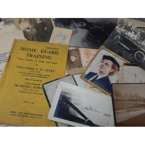 322 - A Quantity of Mainly Military Photographs & Ephemera