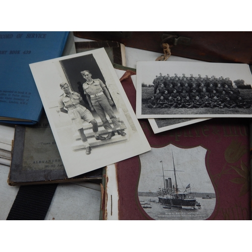 336 - A Suitcase of Military Photographs, Maps, Ephemera etc