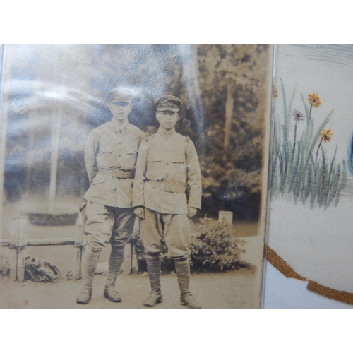 342 - Wooden Crate Containing a Quantity of Military Photos, Albums , Ephemera etc