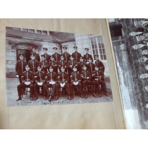 342 - Wooden Crate Containing a Quantity of Military Photos, Albums , Ephemera etc