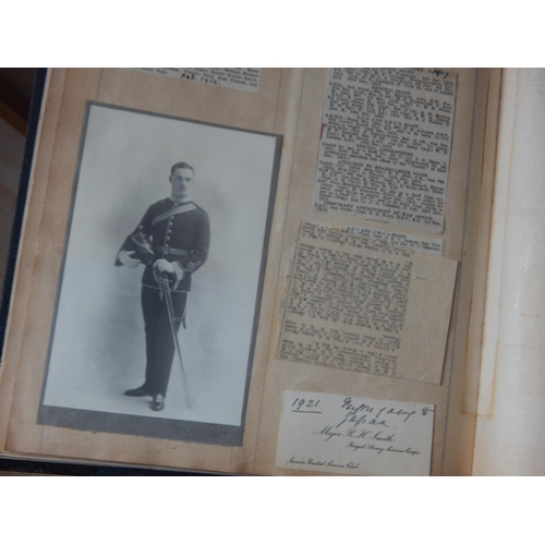 342 - Wooden Crate Containing a Quantity of Military Photos, Albums , Ephemera etc