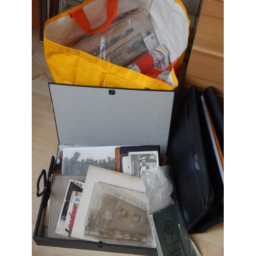 343 - A Quantity of Military Photographs, Ephemera etc