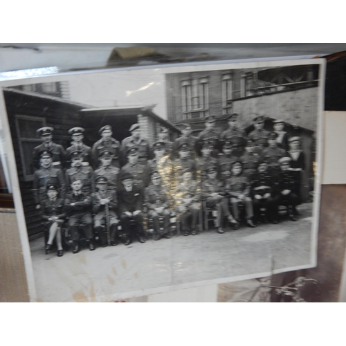 343 - A Quantity of Military Photographs, Ephemera etc