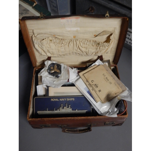 350 - Suitcase full of Military Ephemera & Pictures