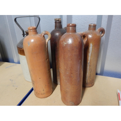 378 - WWI German Stoneware Bottles