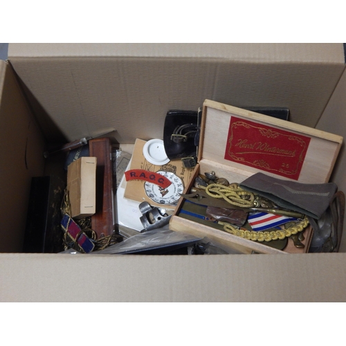 404 - Box of Military Ephemera etc