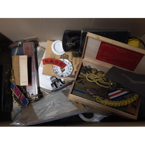 404 - Box of Military Ephemera etc