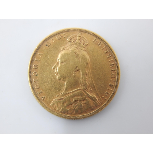 29A - Queen Victoria Jubilee Head Full Gold Sovereign 1892