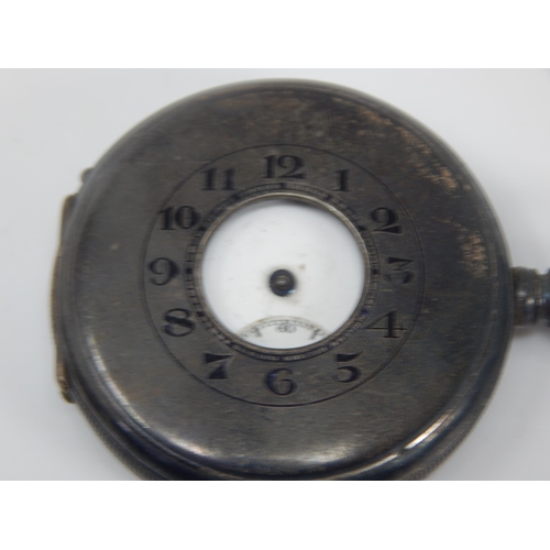 152 - Gentleman's Silver Key Wind Open Face Pocket Watch 