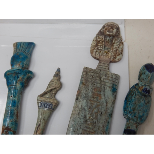 1I - Large selection of Egyptian artefacts