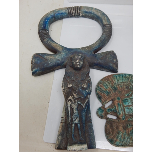 1I - Large selection of Egyptian artefacts