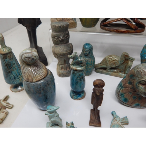 1J - Large selection of Egyptian artefacts