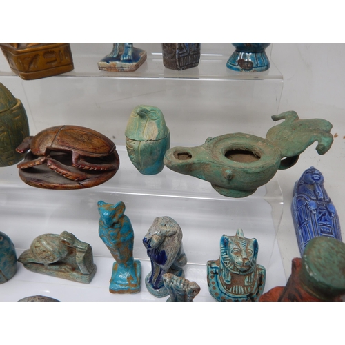 1J - Large selection of Egyptian artefacts