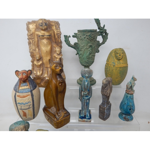 1J - Large selection of Egyptian artefacts