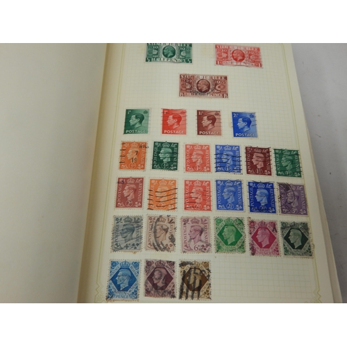 1B - Collection of stamps housed in two early albums