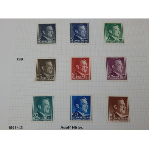 1E - Of Third Reich interest collection of German Occupation of Poland Stamp Collection 1939-1945