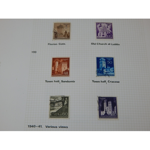 1E - Of Third Reich interest collection of German Occupation of Poland Stamp Collection 1939-1945