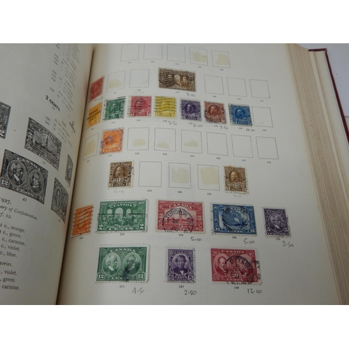 1O - The Imperial Postage Stamp Album vintage Stanley Gibbons album with a good selection of British Comm... 