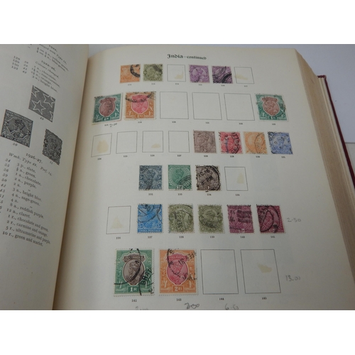 1O - The Imperial Postage Stamp Album vintage Stanley Gibbons album with a good selection of British Comm... 