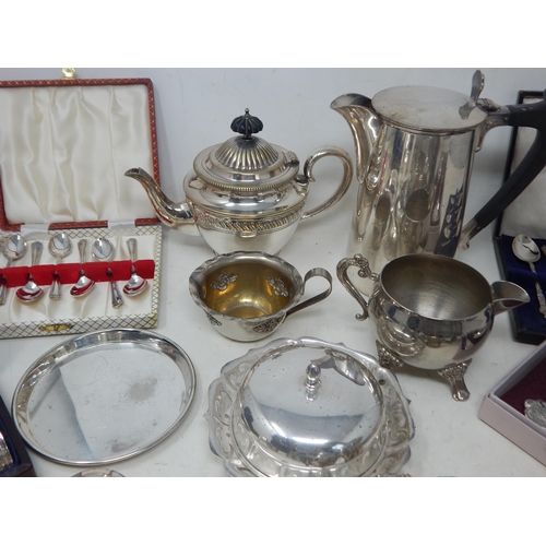 250A - A Quantity of Silver Plated Wares