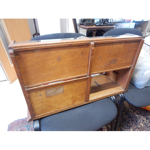 250B - 1930's Wooden Shop Display Unit. Measures 64cm wide x 38cm high