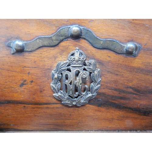 286 - WWI Flying Corps Group Including Helmet, Goggles, Gloves & Desk Stand.