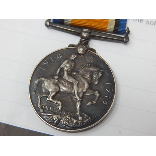 288 - Unusual WWI War Medal Awarded & Edge Named to: 42363 A. FIRTH K.O.Y.L.I. Court Martialled & Charged ... 