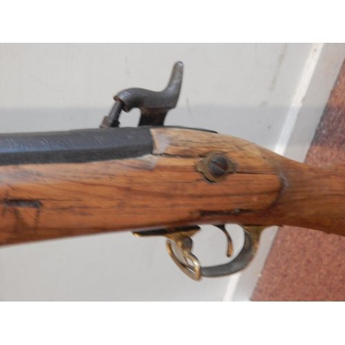 293 - WWI Indian made Enfield percussion musket.: Length 143cm