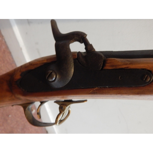 293 - WWI Indian made Enfield percussion musket.: Length 143cm