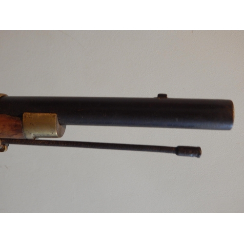 293 - WWI Indian made Enfield percussion musket.: Length 143cm