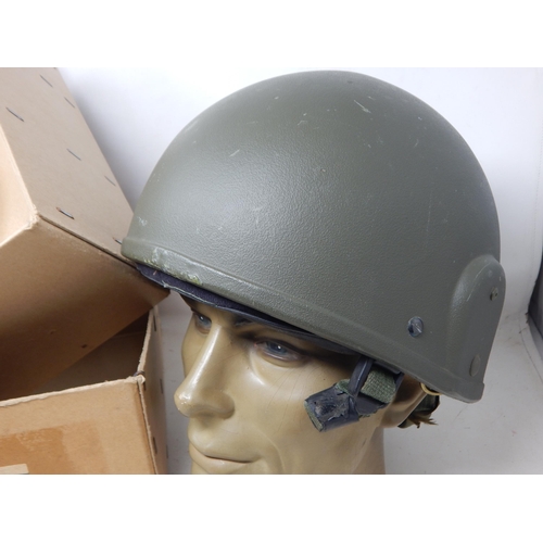 300B - British Army Helmet together with a Naval Cap