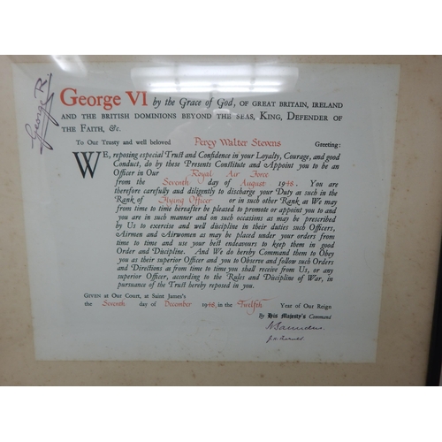 300C - King George VI Warrants Issued to 