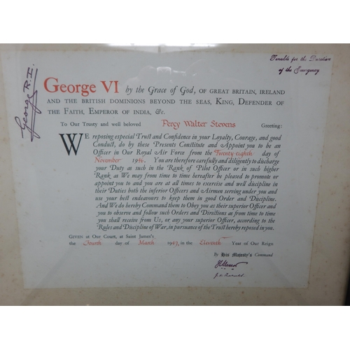 300C - King George VI Warrants Issued to 