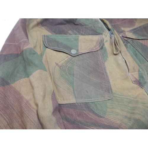 300F - WWII Pattern Half Zip Dennison Smock with Label.