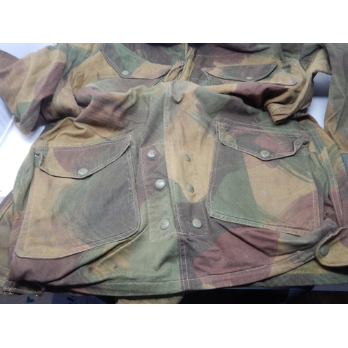 300F - WWII Pattern Half Zip Dennison Smock with Label.