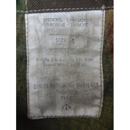 300F - WWII Pattern Half Zip Dennison Smock with Label.