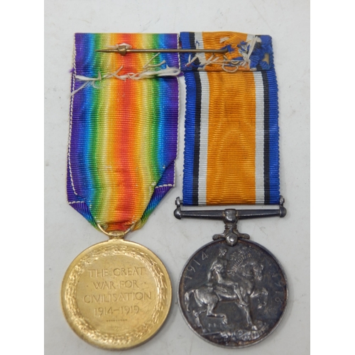 300K - WWI Pair of Medals Awarded & Edge Named to: 