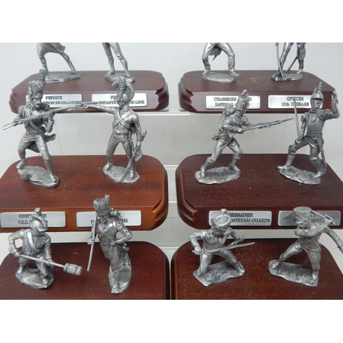 300Q - A Quantity of Military Figures on Stands (6)