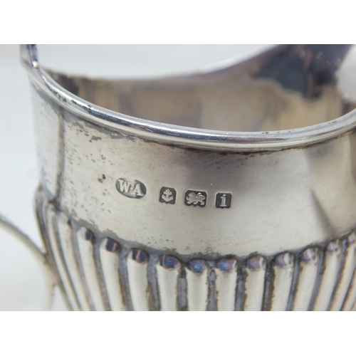 185 - Silver Sugar Bowl Hallmarked Sheffield 1910 by John Rose together with an Edwardian Silver Cream Jug... 