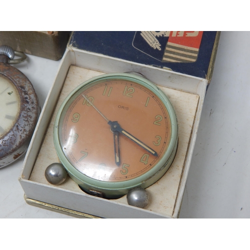 194 - A Group of Pocket Watches Including a Hallmarked Silver Example together with a Vintage Silver Wrist... 