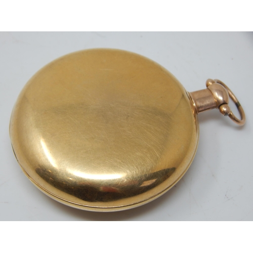 198 - 18ct Gold George III Gentleman's Key Wind Full Hunter Pocket Watch Hallmarked London 1808 by George ... 