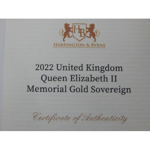 35E - 2022 QEII Memorial Full Gold Sovereign