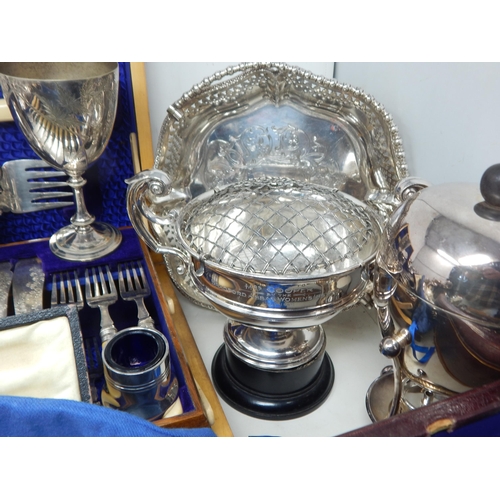 192 - A Large Quantity of Victorian & Later Silver Plated Wares (lot)