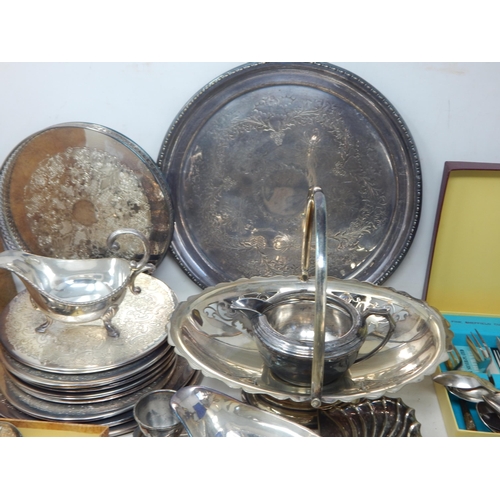 199H - A Large Quantity of Silver Plated Wares.